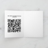 OranjeRoze Bloemen Roos Abstract QR Code Huwelijk (Binnen)