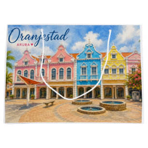 Oranjestad Aruba Caribisch Eiland Reis Souvenir Groot Cadeauzakje
