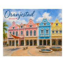 Oranjestad Aruba Caribisch Eiland Reis Souvenir