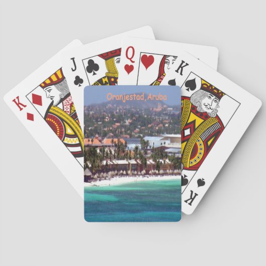 Oranjestad, Aruba Pokerkaarten (Achterkant)