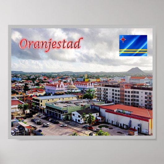 Oranjestad - Aruba Poster (Voorkant)