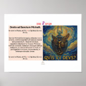Oratio ad Sanctum Michaël Poster (Voorkant)