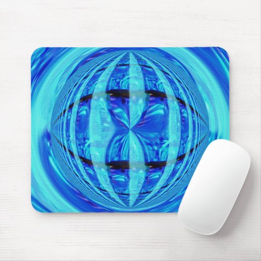 Orb Blue mousepad (horizontaal) Muismat (Met muis)
