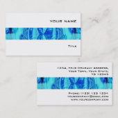 Orb Blue stripe visitekaartje white (Voorkant / Achterkant)