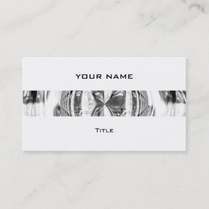 Orb Chrome bande carte de visite blanc dos