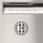 Orb Chrome fridge magnet Magneet (Insitu (Vaatwasser))
