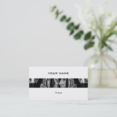 Orb Chrome noir bande carte de visite blanc dos (Debout devant)