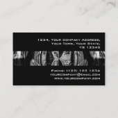 Orb Chrome noir bande carte de visite noir (Dos)