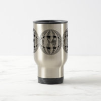 Orb Chrome Round tasse de voyage ronde