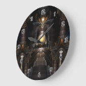 Orb De L'Acrellis Fractal Art Wall Horloge (Angle)