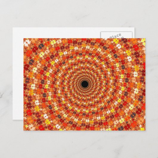 Orb Hypno - Carte postale fractale (Devant / Derrière)