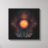 Orb Moon Rings Canvas Afdruk (Voorkant)