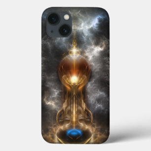 Orb of Light Fractal Art iPad Barely Daar Hoesje