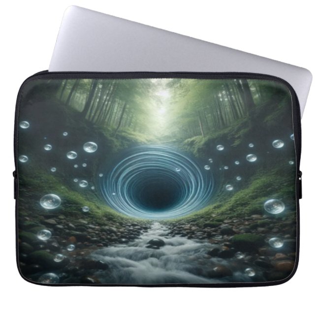 Orb Vortex-laptophoes Laptop Sleeve (Voorkant)