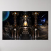 Orbe D'Acrellis Fractal Art Wall Poster (Devant)