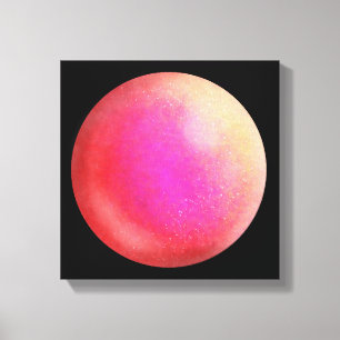 Orbe de Galaxie rouge - Tablette carlett et toile