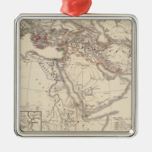 Orbis terrarum regni Assyrii tempore Metalen Ornament