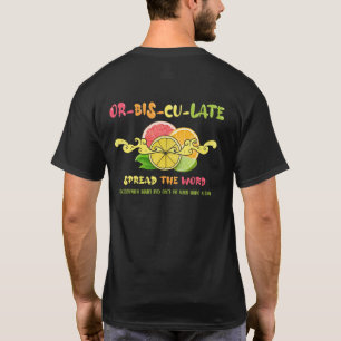 Orbisculair sap in het oog door middel van een spl t-shirt