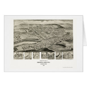 Orbisonia et colline de roche, carte panoramique