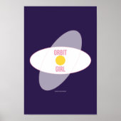 Orbit Girl — 90s Maximalist Poster | Retro Bedrm  (Devant)