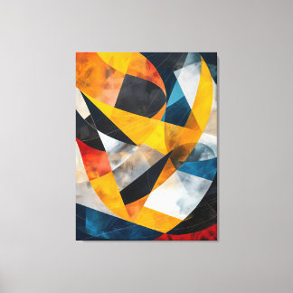 Orbitale convergentie canvas afdruk