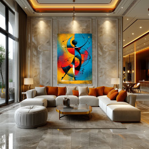 Orbitale Ritme – Moderne Abstracte Geometrie Poster