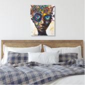 Orbiting-intuïtie Canvas Afdruk (Insitu (Slaapkamer))