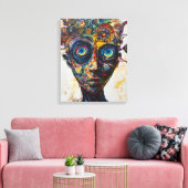 Orbiting-intuïtie Canvas Afdruk (Insitu (Woonkamer))