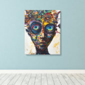 Orbiting-intuïtie Canvas Afdruk (Insitu (Houten vloer))