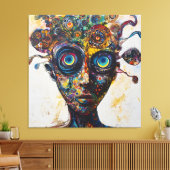 Orbiting-intuïtie Canvas Afdruk (Insitu (Woonkamer))