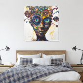 Orbiting-intuïtie Canvas Afdruk (Insitu (Slaapkamer))