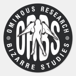 ORBS 1,5 duim W/B Sticker 003