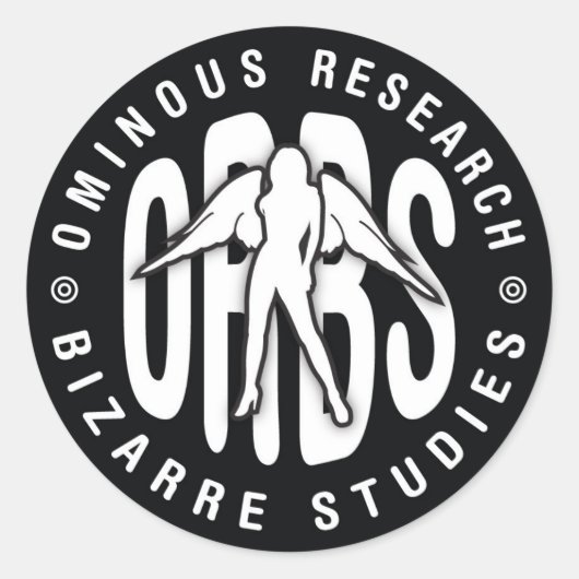 ORBS 1,5 duim W/B Sticker 003 (Voorkant)