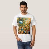 Orbs in gebladerte 10 t-shirt (Voorkant volledig)