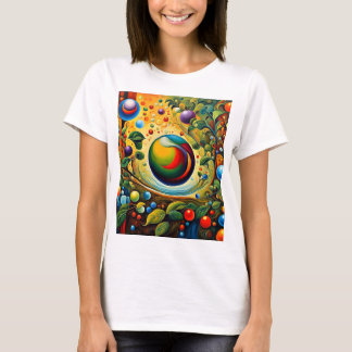 Orbs in gebladerte 2 t-shirt