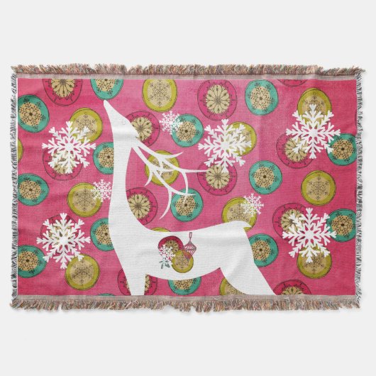 Orbs van de sneeuwvlok werpt de Witte Vakantie van Deken (Voorkant)