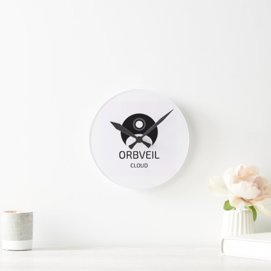 Orbveil Cloud Wall Clock Ronde Klok (Huis)