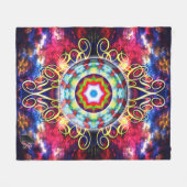 Orbz Kaleid Fleece Deken (Voorkant (Horizontaal))