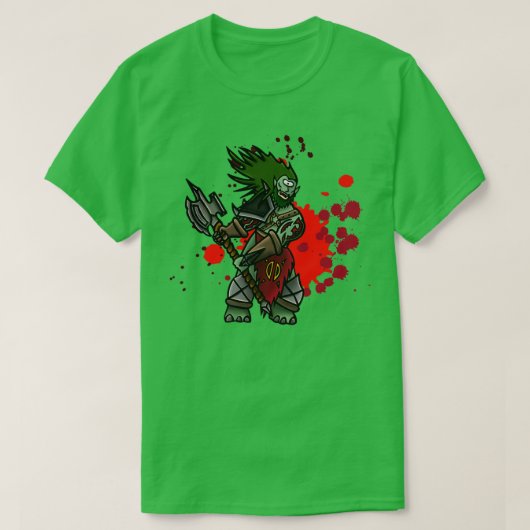Orc Ax Warrior T-shirt (Design voorkant)