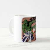 Orc Gladiator Football Fantasy Art Coffee Mok (Voorkant links)