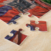 Orc Gladiator Football Fantasy Art Medium Puzzel (Zijkant)