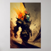 Orc Oorlogsheer Fantasy Poster | D&D Decoratie 3