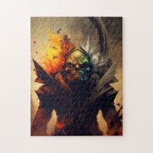 Orc Oorlogsheer Fantasy Puzzel | D&D Cadeau
