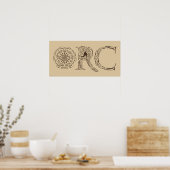 Orc Weapons Collage Poster (Keuken)