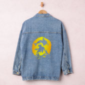 Orca Animal Ocean Animal Waves Killer Long Denim Jacket (Hangar)