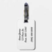 Orca Bagagelabel (Achterkant verticaal)