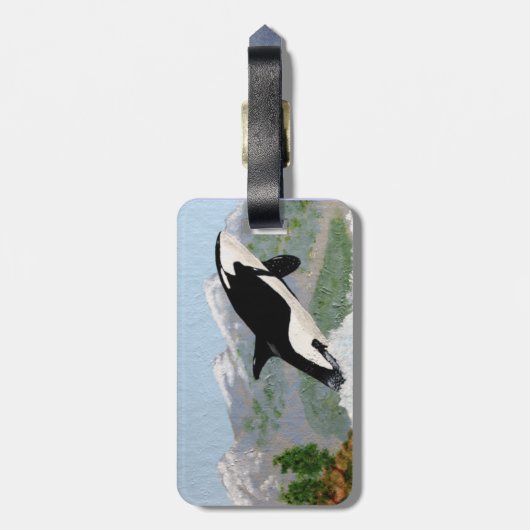 Orca Bagagelabels (Achterkant verticaal)