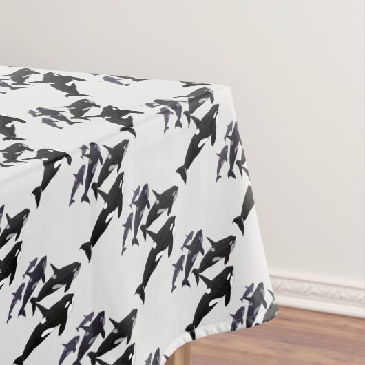 Orca Baleine nappe Tueur Whale Art nappe (In Situ)