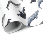 Orca, ballena jorobada y ballena gris cadeaupapier (Rol Hoek)