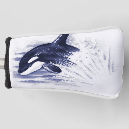 Orca Bbereikblauw Golfheadcover (Voorkant)
